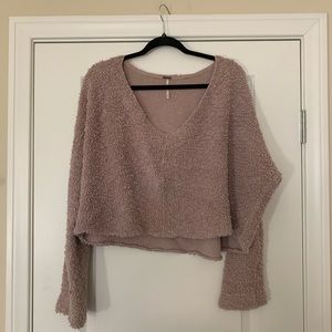 Free People Cropped Sweater